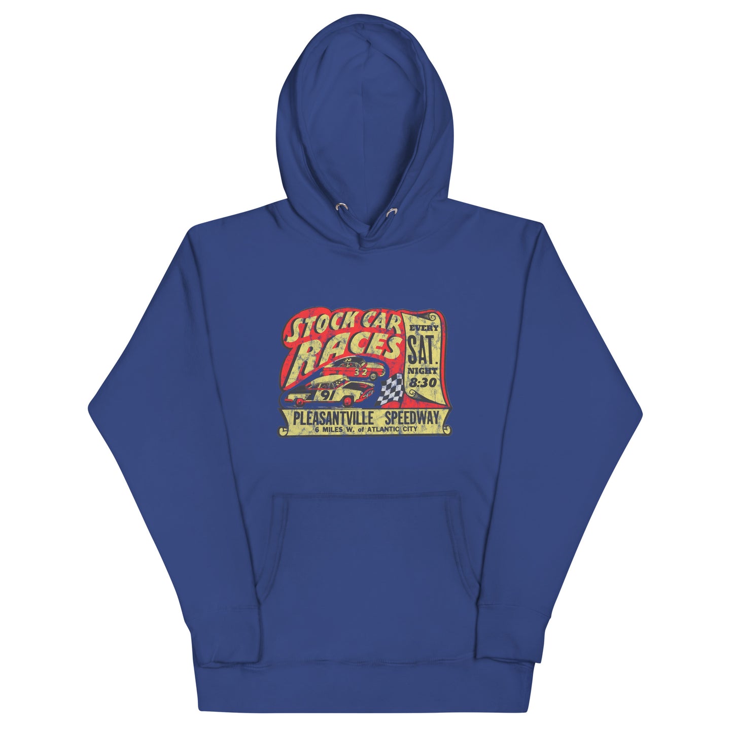 Pleasantville Speedway - PLEASANTVILLE - Unisex Hoodie Team Royal