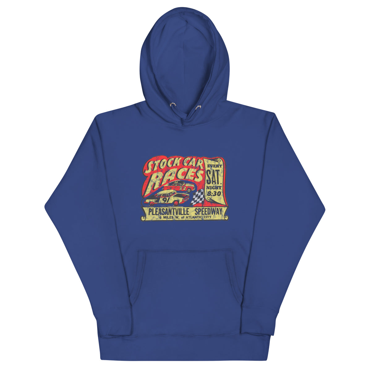 Pleasantville Speedway - PLEASANTVILLE - Unisex Hoodie Team Royal