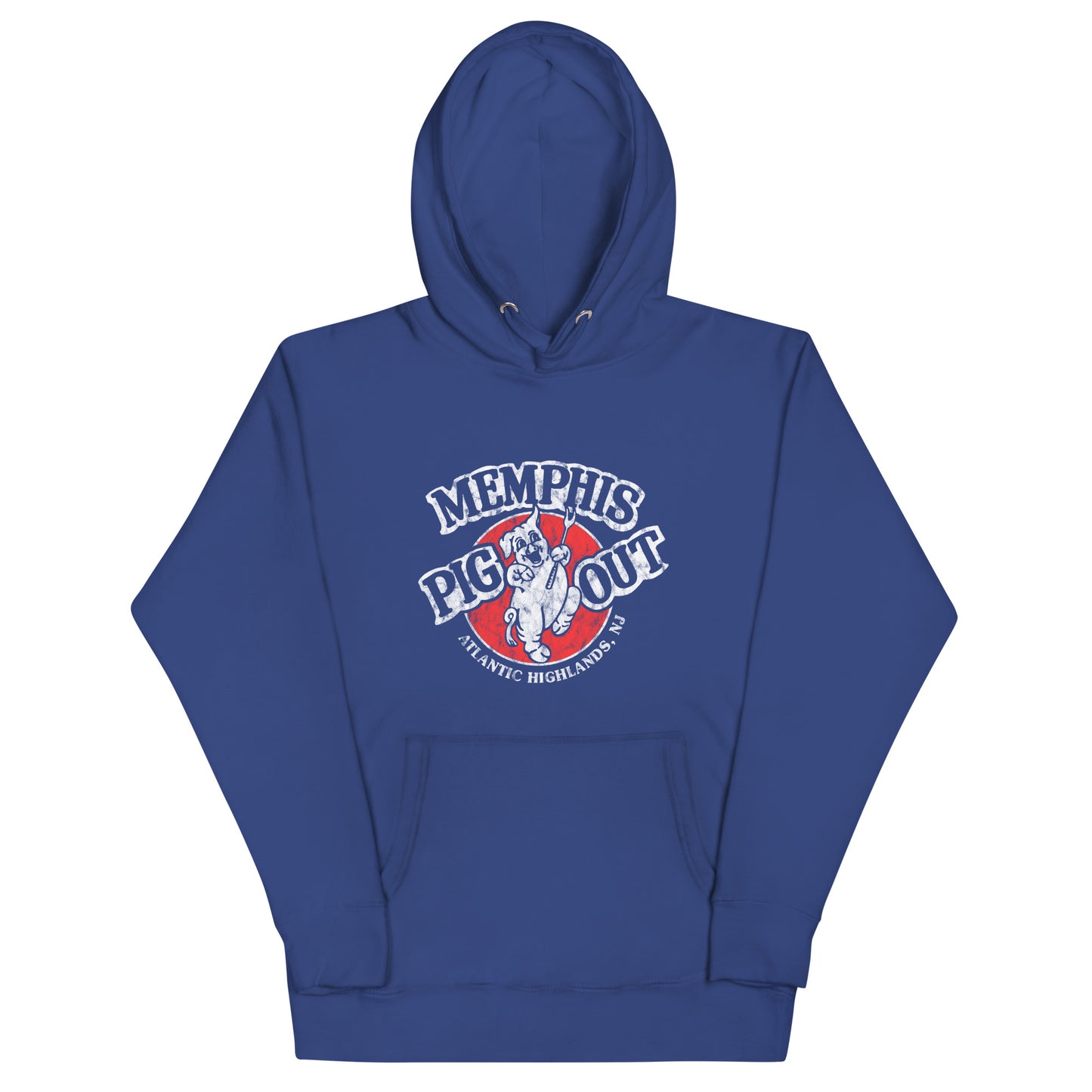 Memphis Pig Out - ATLANTIC HIGHLANDS - Unisex Hoodie Team Royal