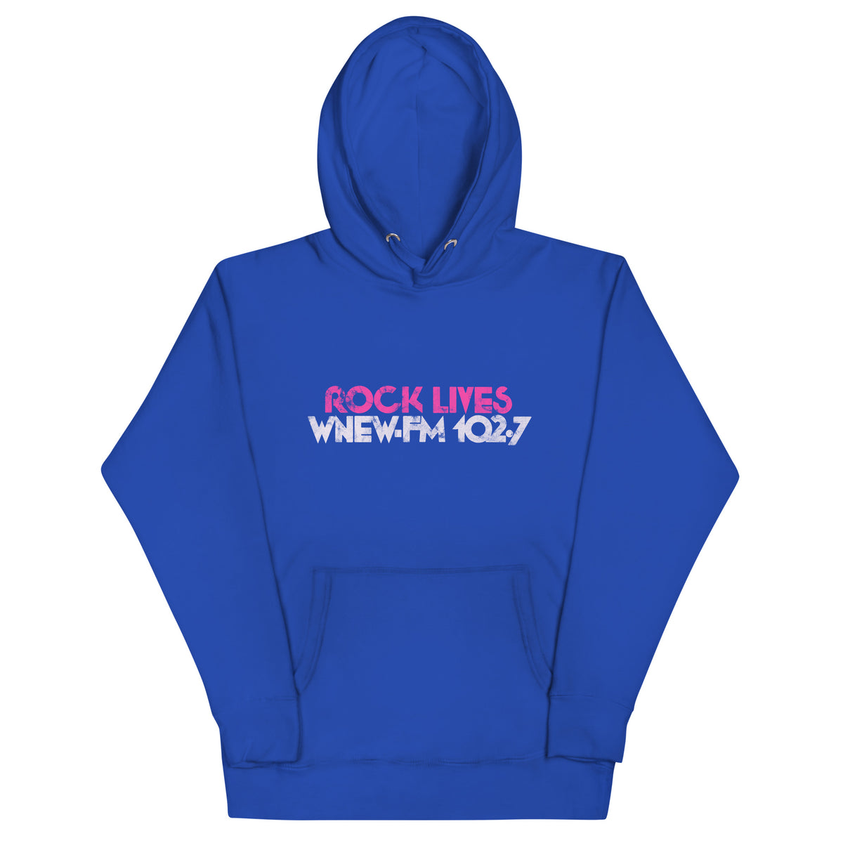 Rock Lives WNEW-FM 102.7 - NEW JERSEY / NEW YORK / CONNECTICUT - Unisex Hoodie Team Royal