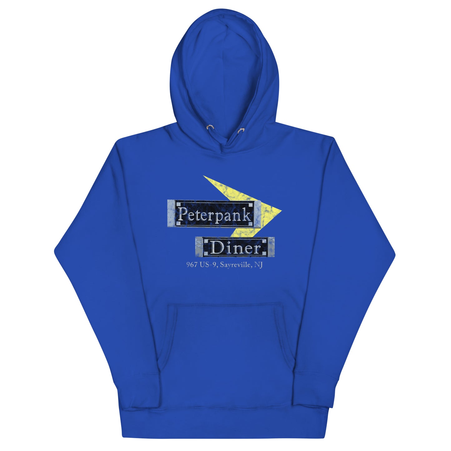 Peter Pank Diner - SAYREVILLE - Unisex Hoodie Team Royal