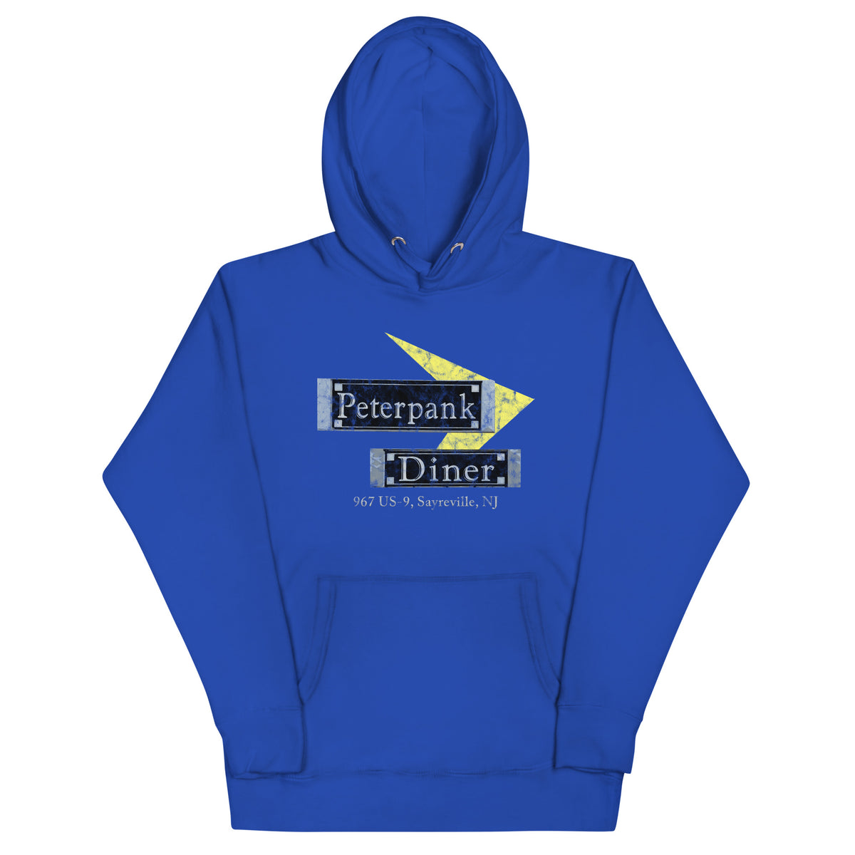 Peter Pank Diner - SAYREVILLE - Unisex Hoodie Team Royal
