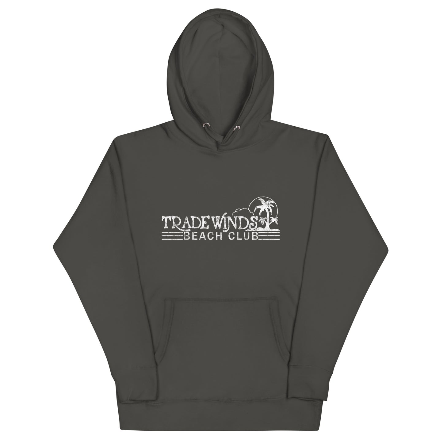 Tradewinds Beach Club - SEA BRIGHT - Unisex Hoodie Vintage Black