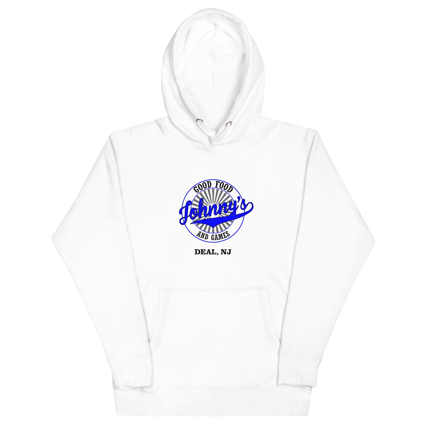 Johnny's Good Food & Games - DEAL - Unisex Hoodie White