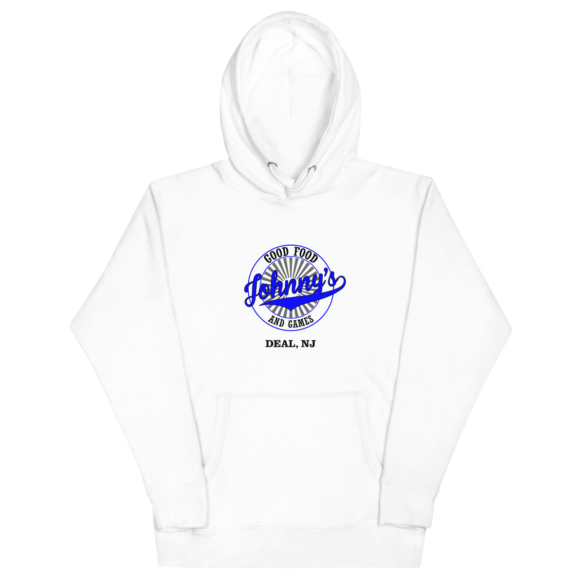 Johnny's Good Food & Games - DEAL - Unisex Hoodie White