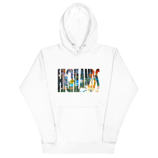 Bud's Grave / HIGHLANDS - HIGHLANDS - Unisex Hoodie White