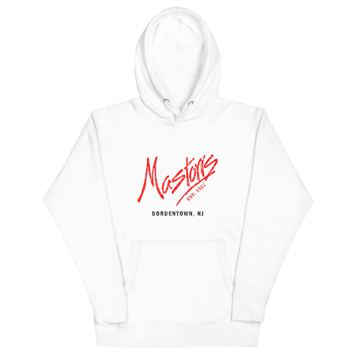 Mastoris - BORDENTOWN - Unisex Hoodie White