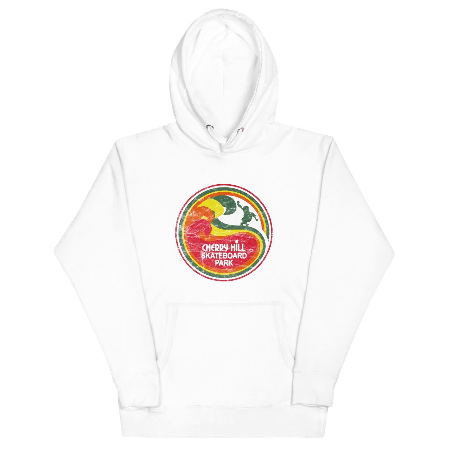 Cherry Hill Skateboard Park - CHERRY HILL - Unisex Hoodie White