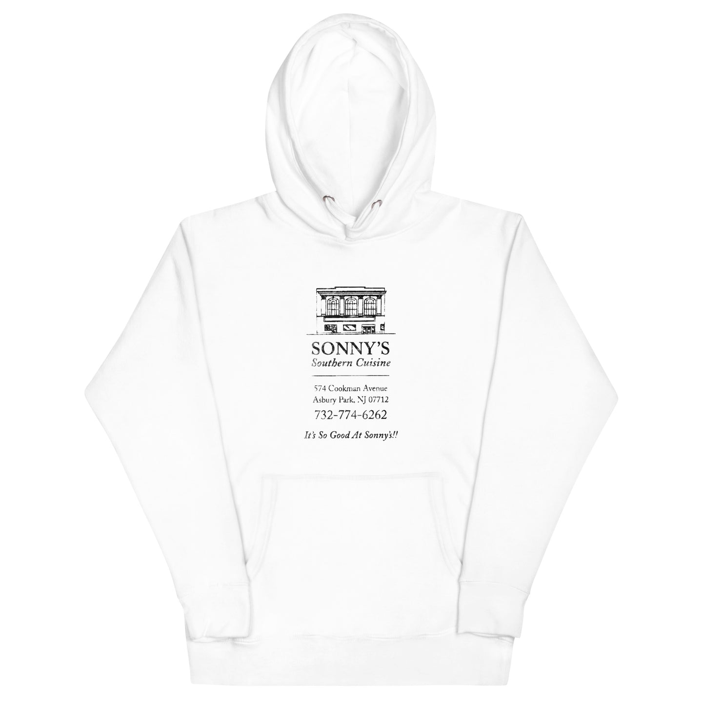 Sonny's Southern Cuisine - ASBURY PARK - Unisex Hoodie White