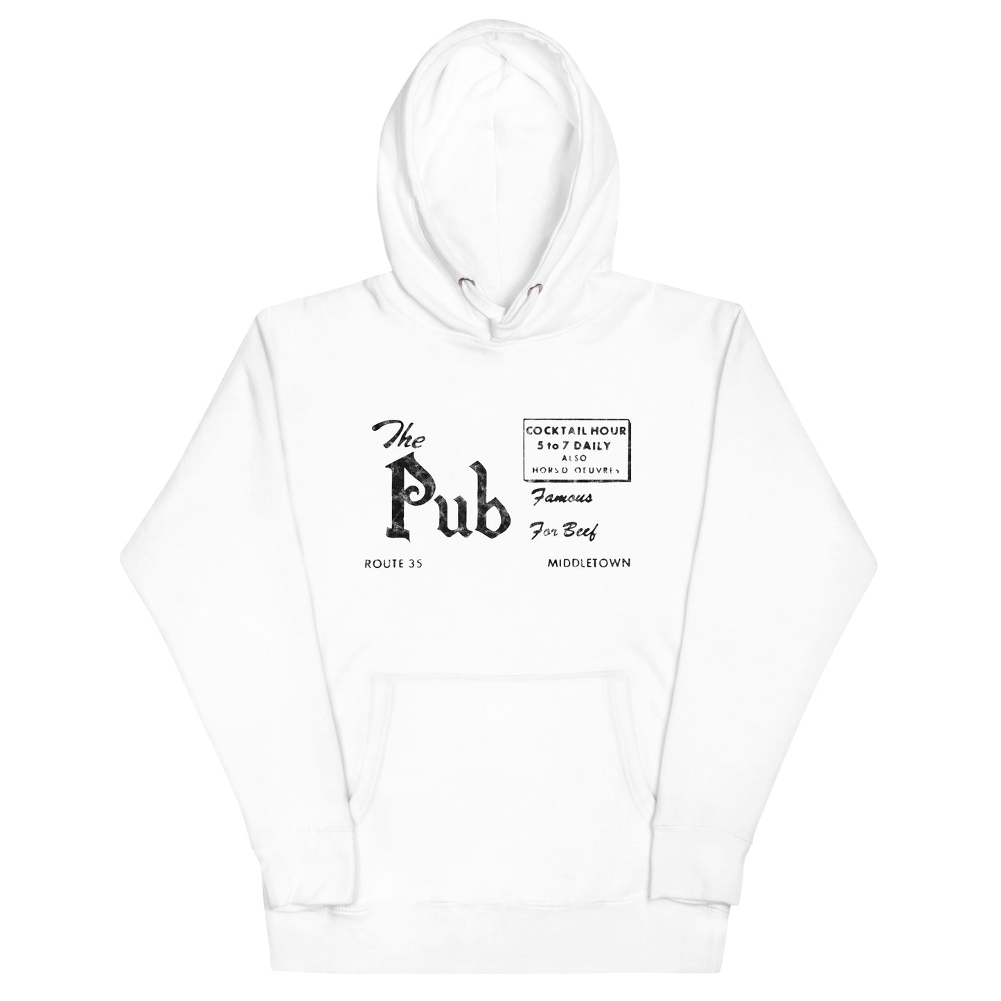 The Pub - MIDDLETOWN - Unisex Hoodie White