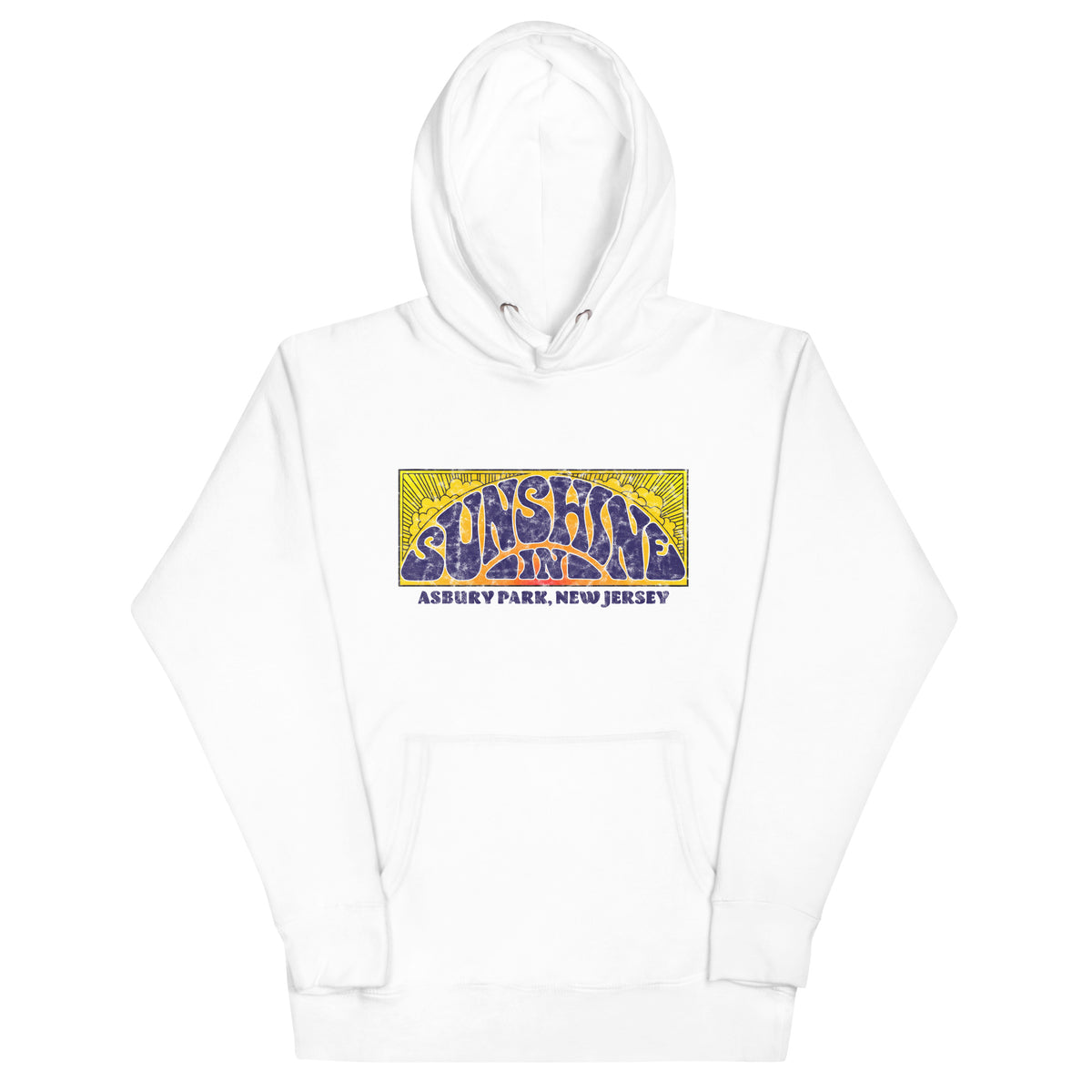 Sunshine In - ASBURY PARK - Unisex Hoodie White