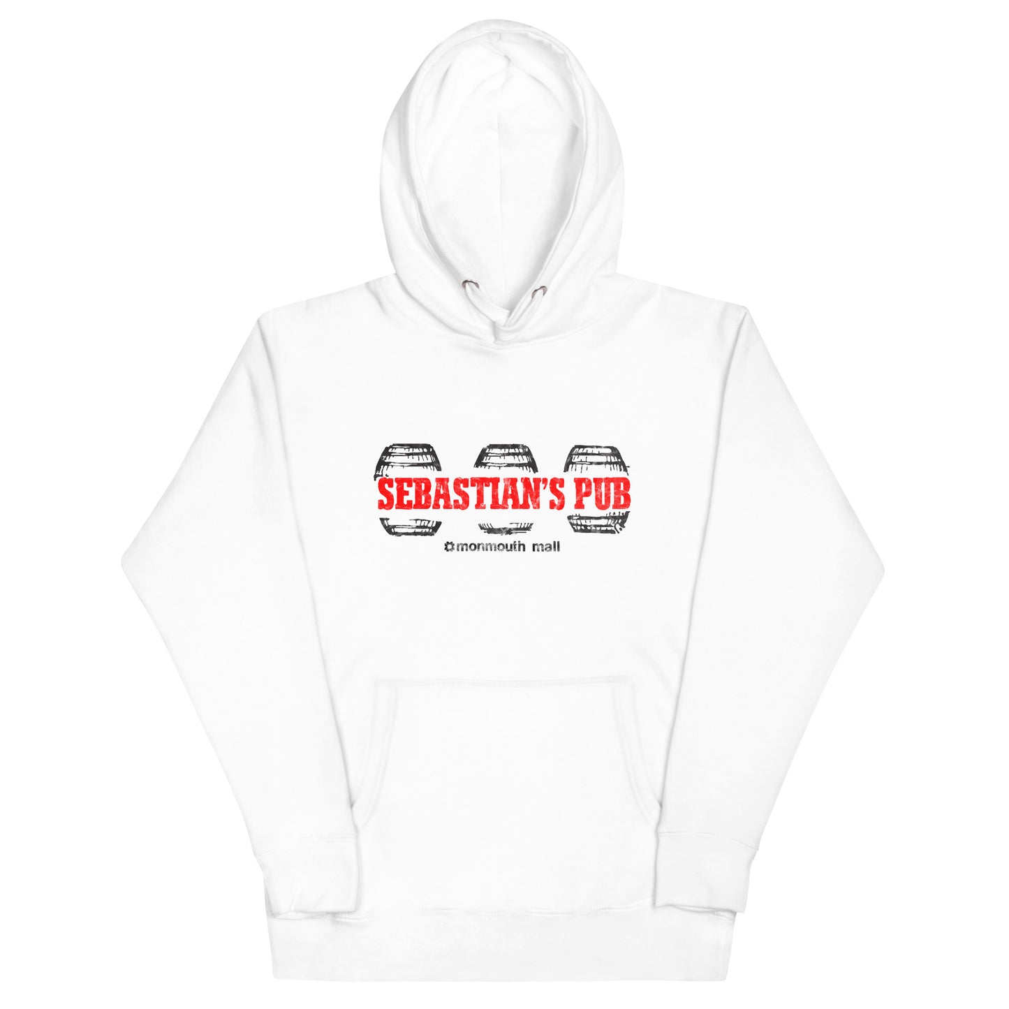 Sebastian's Pub - MONMOUTH MALL / EATONTOWN - Unisex Hoodie White
