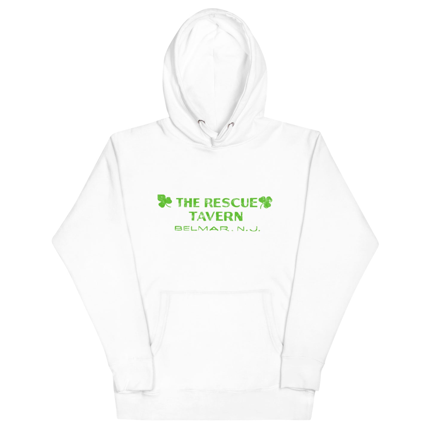The Rescue Tavern - BELMAR - Unisex Hoodie White