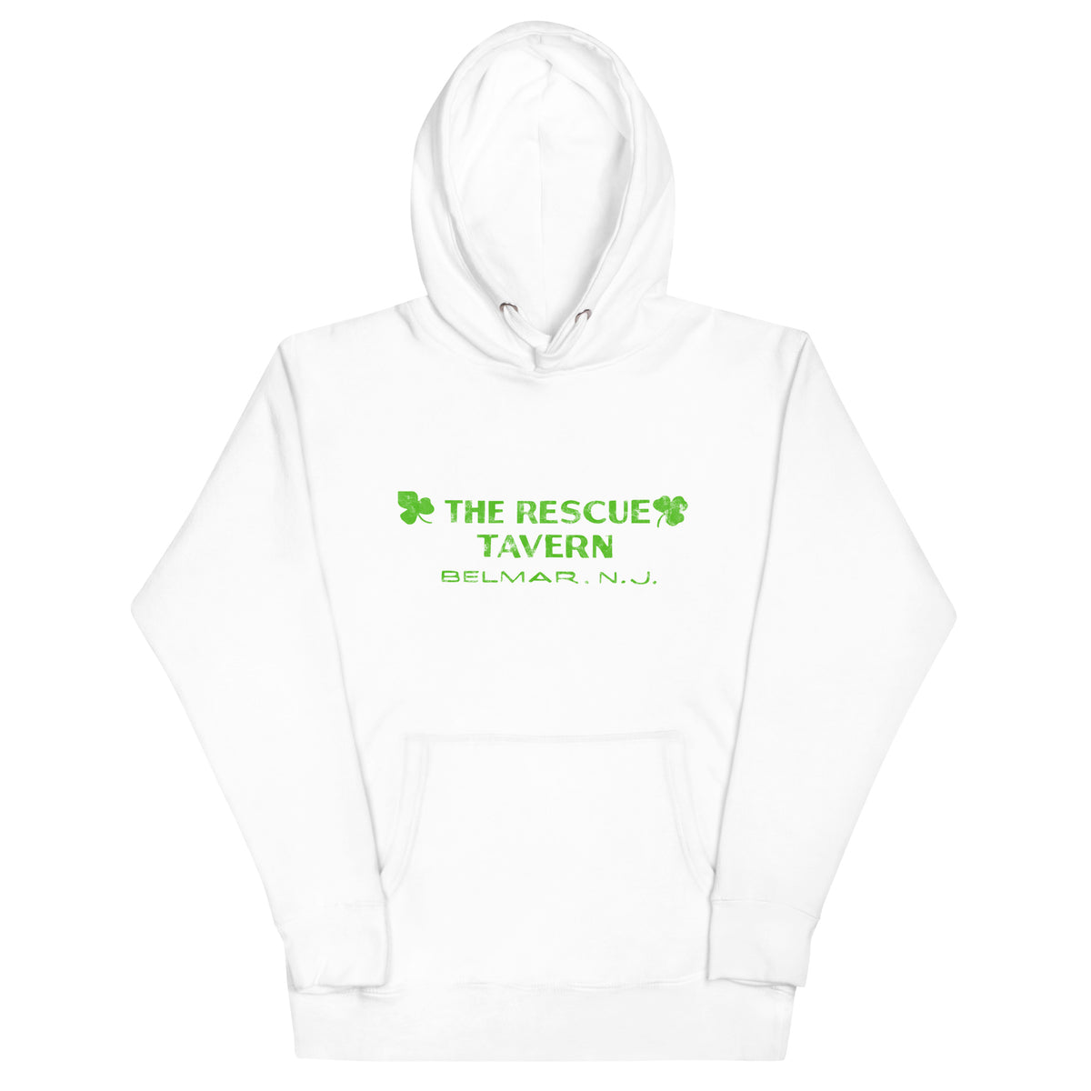 The Rescue Tavern - BELMAR - Unisex Hoodie White