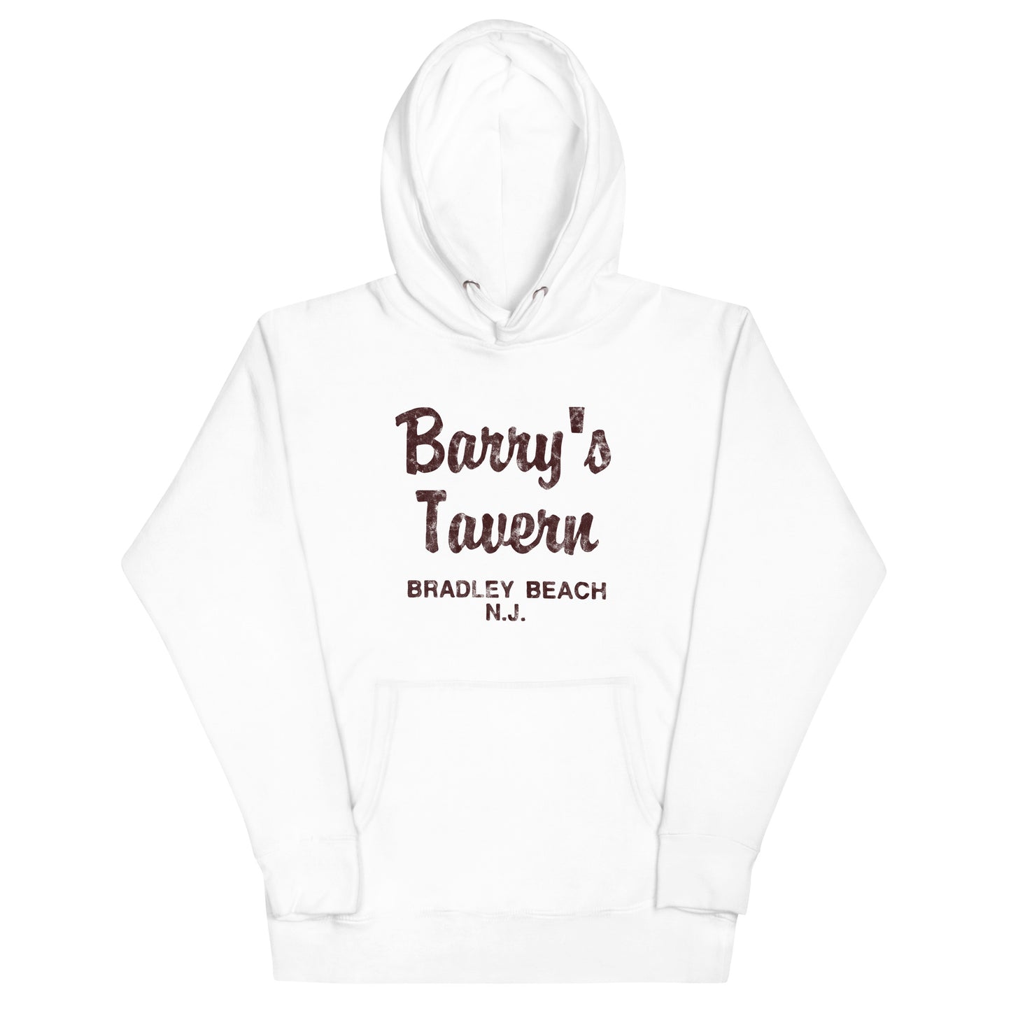 Barry's Tavern - BRADLEY BEACH - Unisex Hoodie White