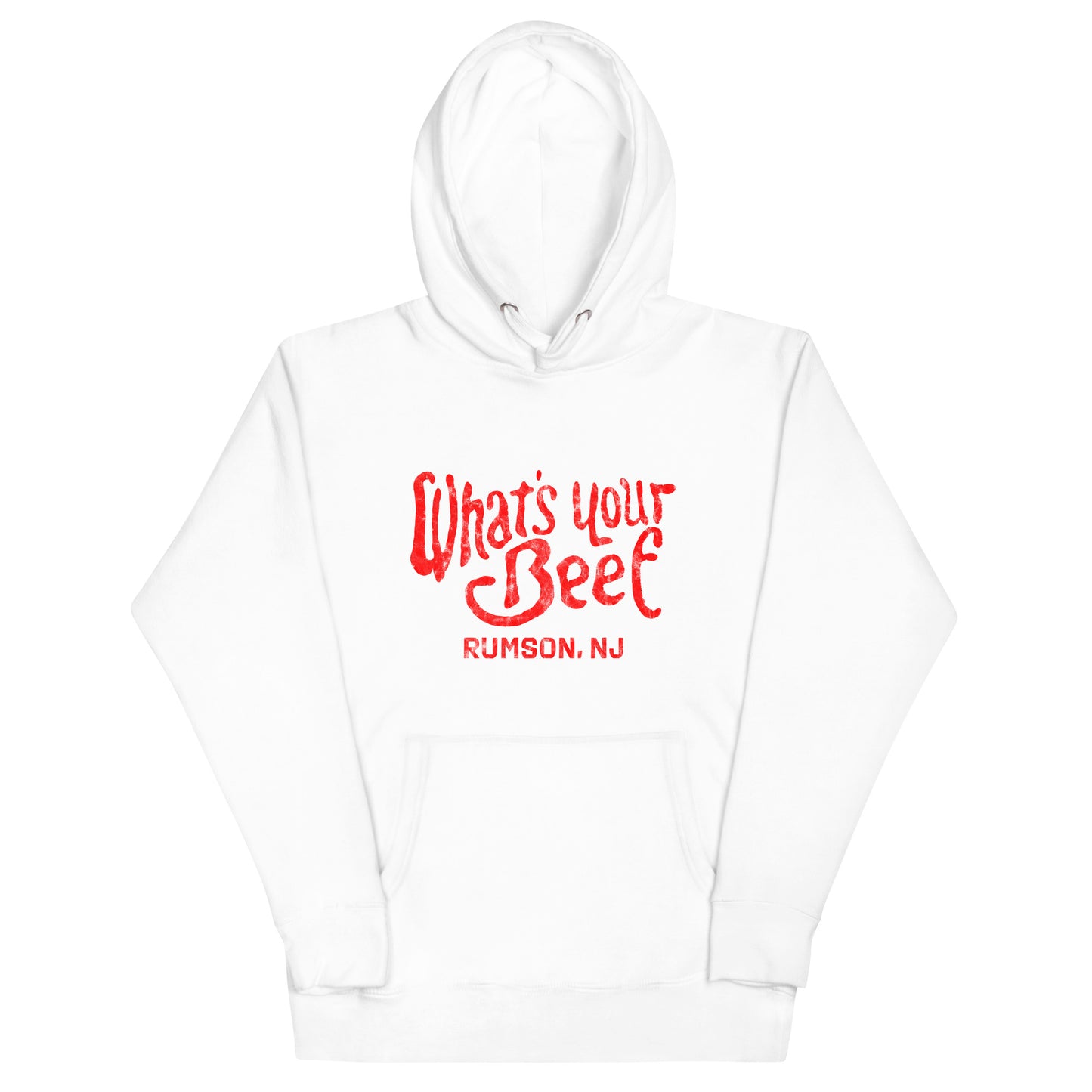 What's Your Beef - RUMSON - Unisex Hoodie White