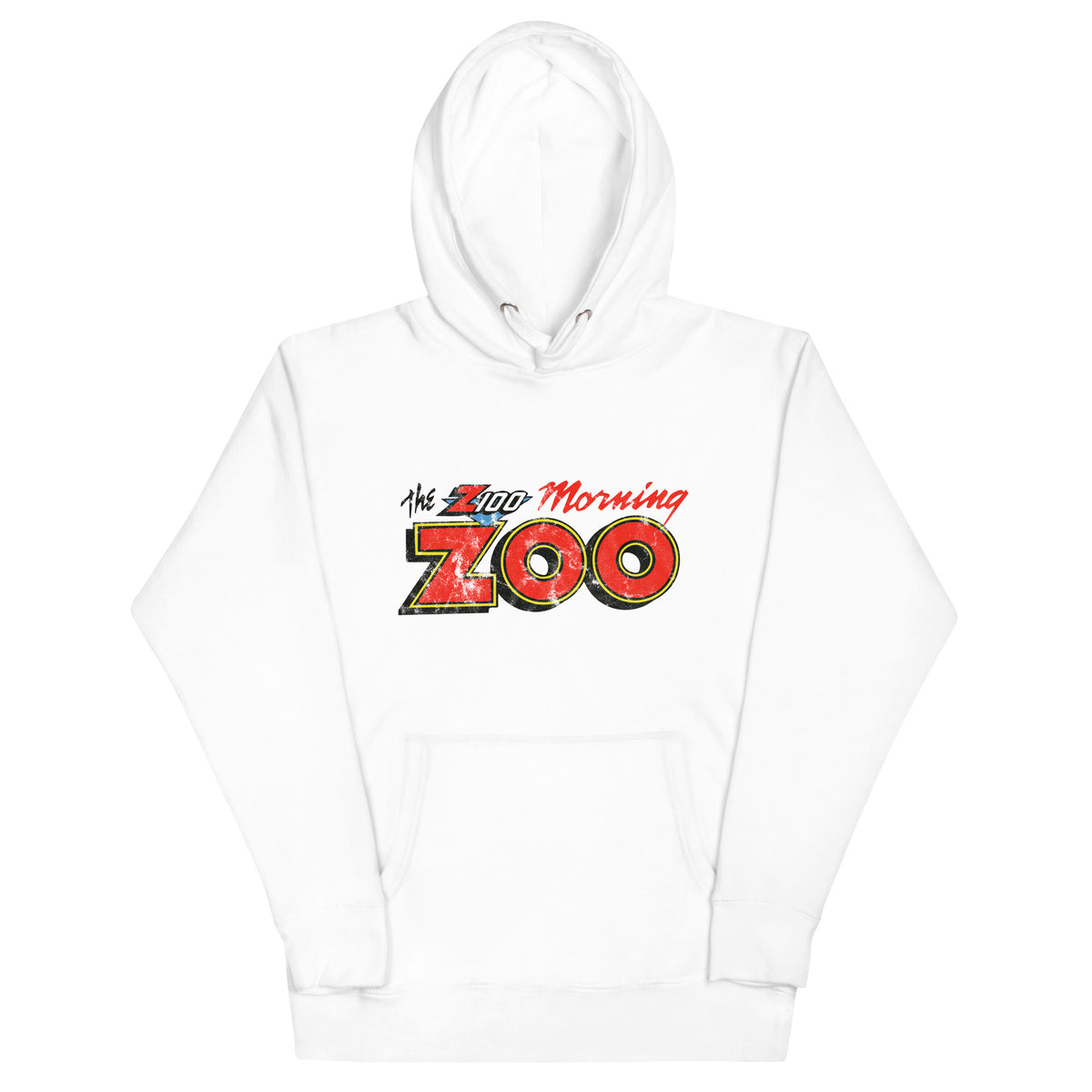 The Z100 Morning Zoo - NEW JERSEY / NEW YORK / CONNECTICUT - Unisex Hoodie White