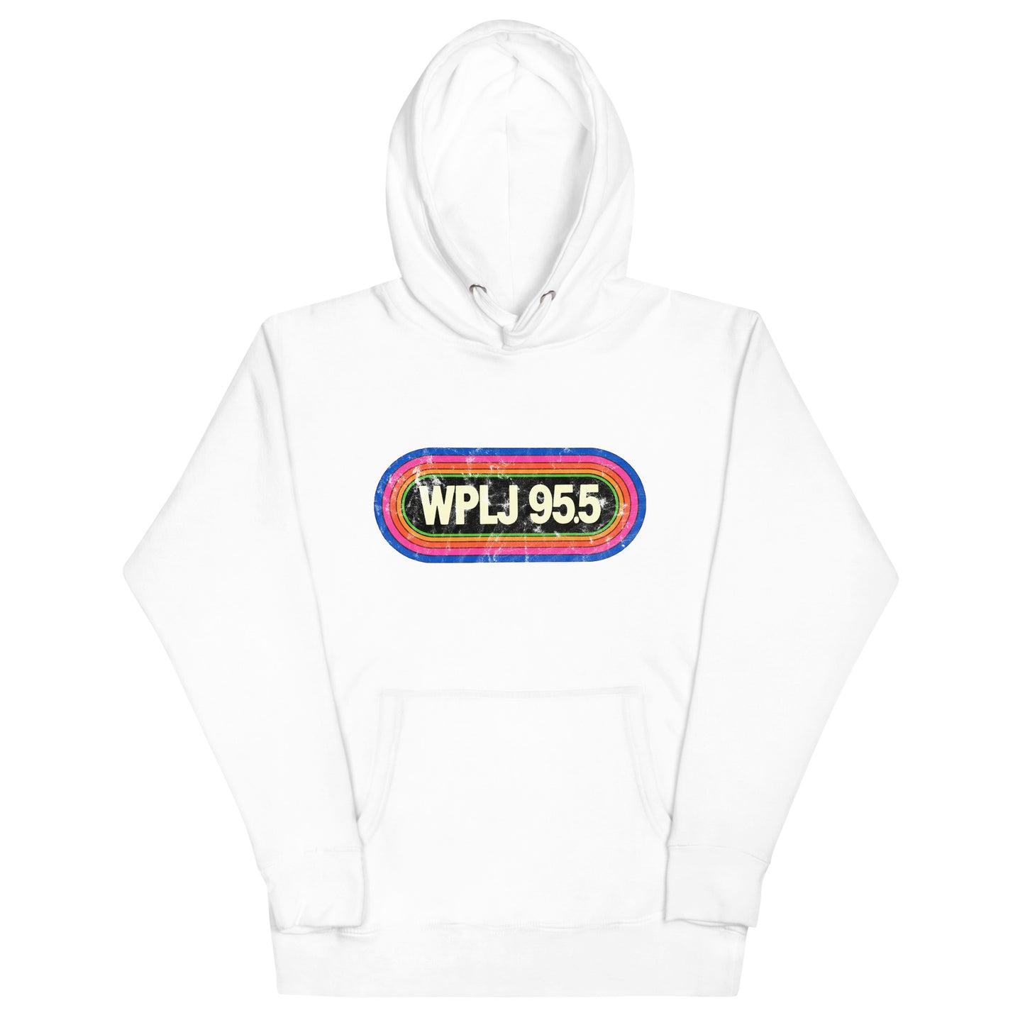 WPLJ 95.5 - NEW YORK / NEW JERSEY / CONNECTICUT - Unisex Hoodie White