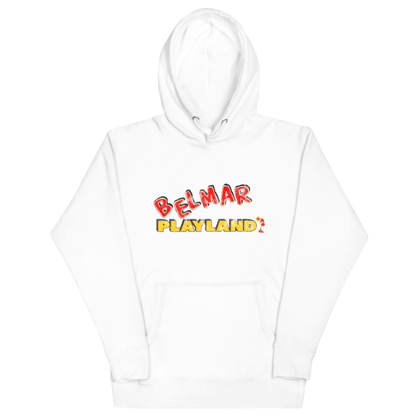 Belmar Playland - BELMAR - Unisex Hoodie White
