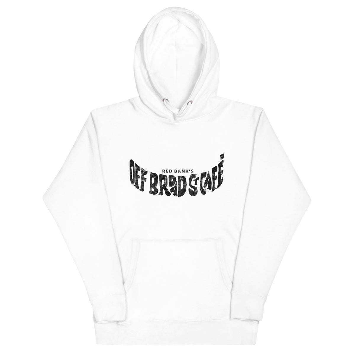 Off Broad St. Cafe - RED BANK - Unisex Hoodie White