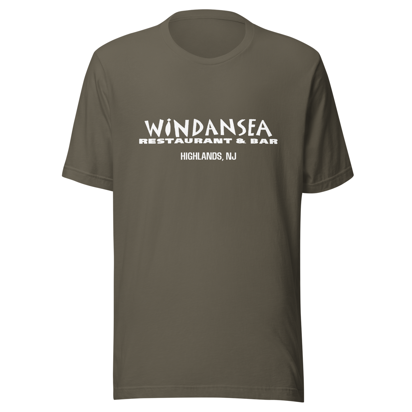 Windansea Restaurant & Bar - HIGHLANDS - Unisex t-shirt Army