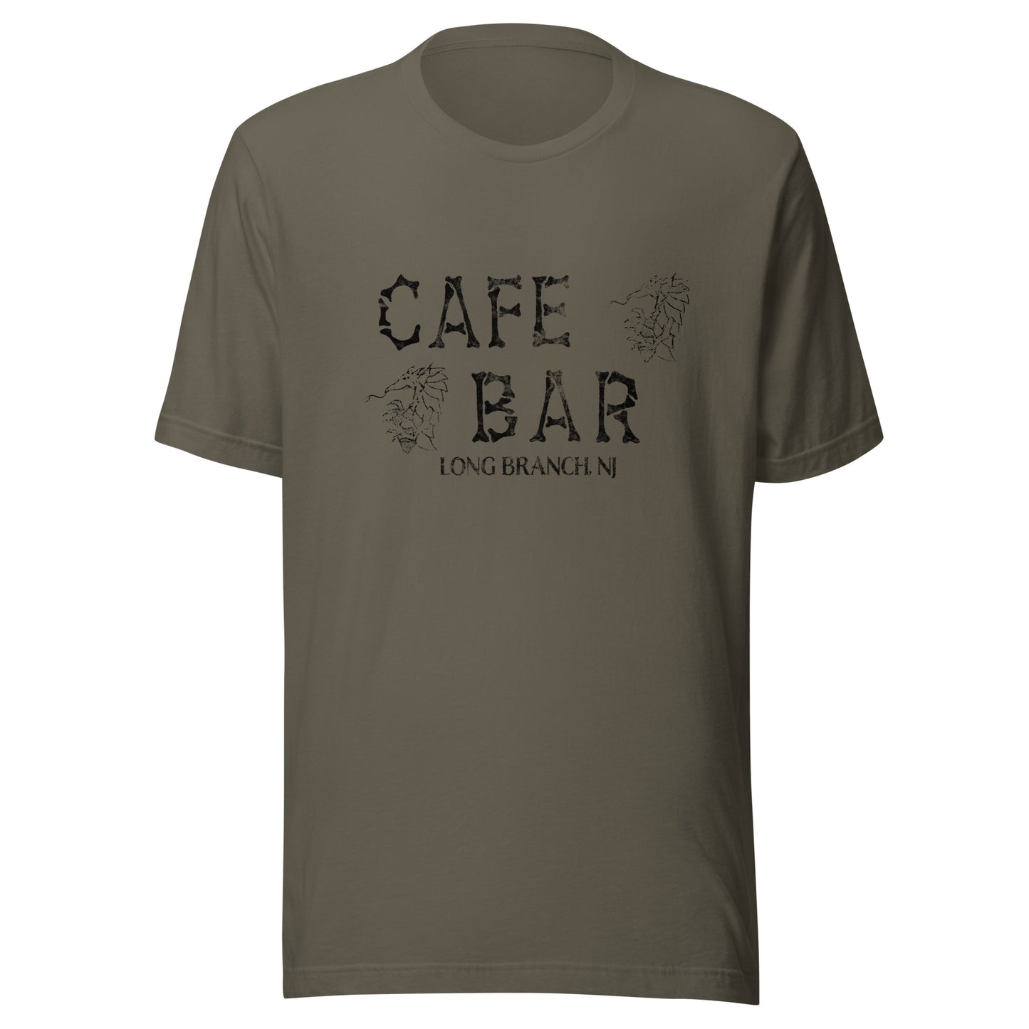 Cafe Bar - LONG BRANCH - Unisex t-shirt Army