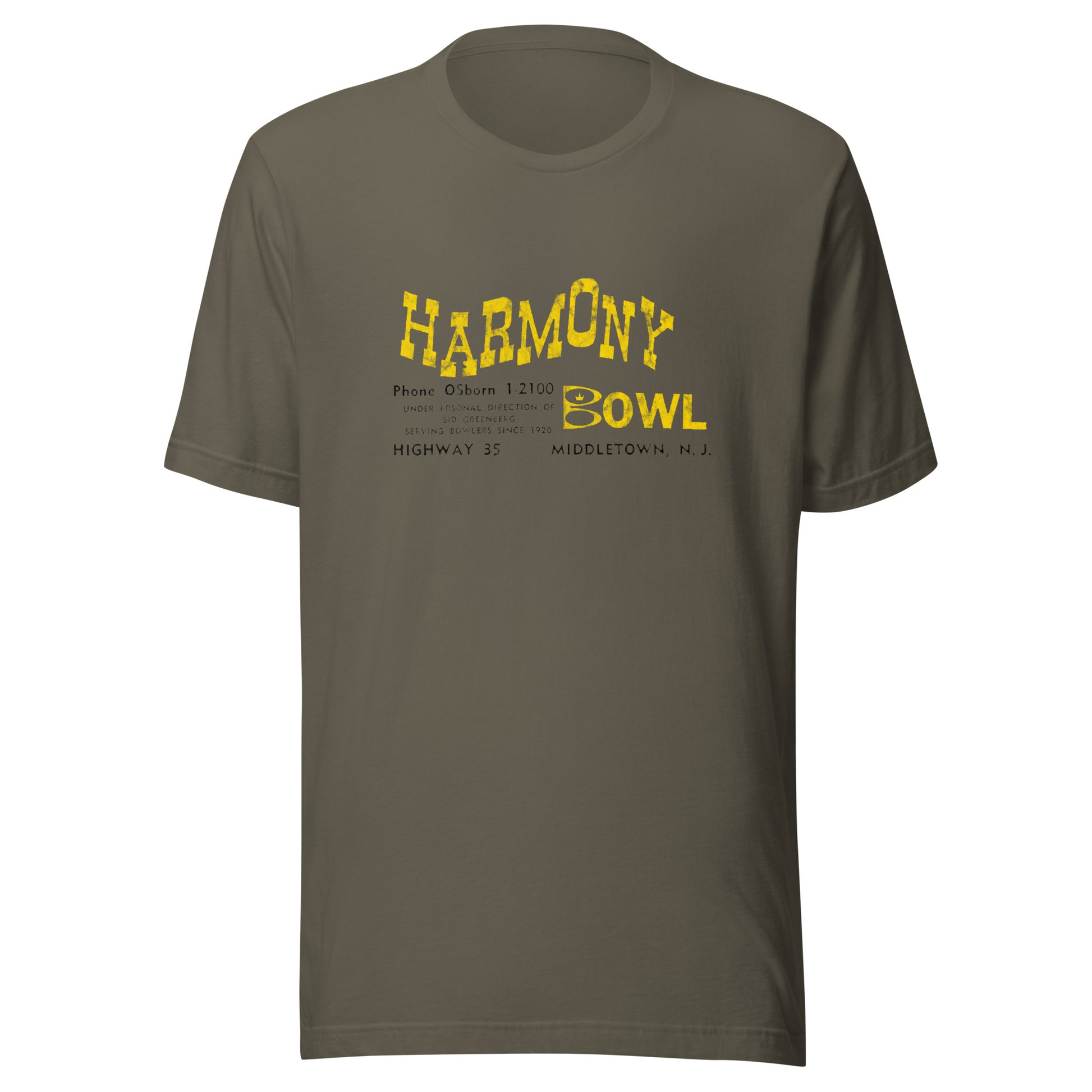 Harmony Bowl - MIDDLETOWN - Unisex t-shirt Army