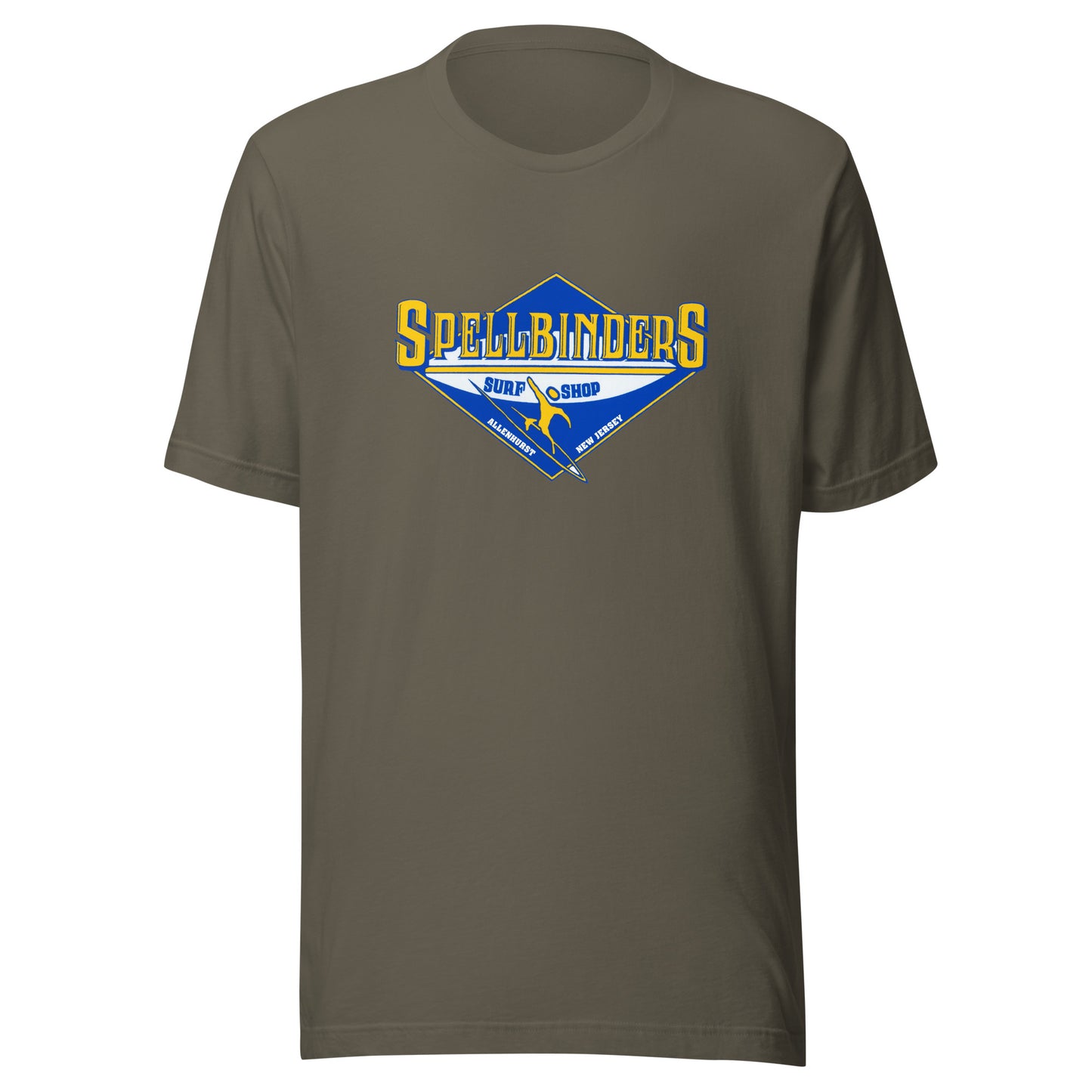 Spellbinder's Surf & Snow - ALLENHURST - Unisex t-shirt Army