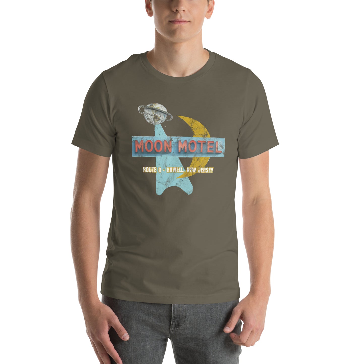 Moon Motel - HOWELL - Unisex t-shirt Army