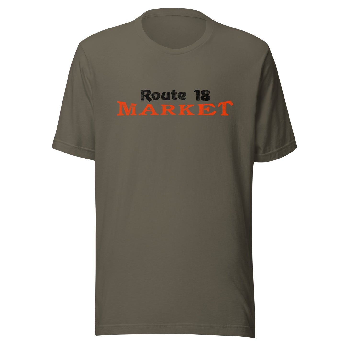 Route 18 Market - EAST BRUNSWICK - Unisex t-shirt Army