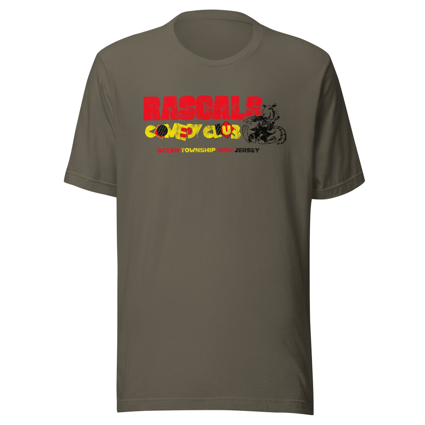 Rascals Comedy Club - OCEAN - Short sleeve t-shirt Army
