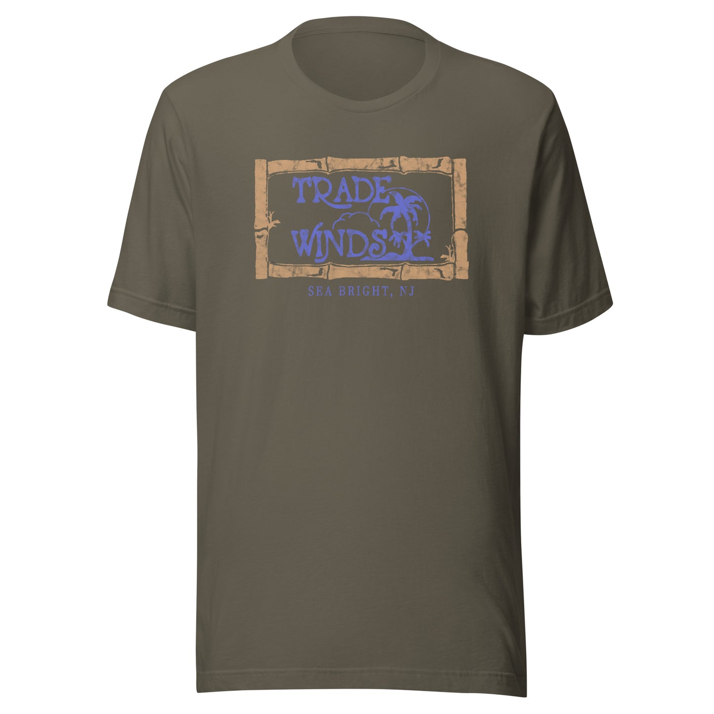 Tradewinds Night Club - SEA BRIGHT - Unisex t-shirt Army