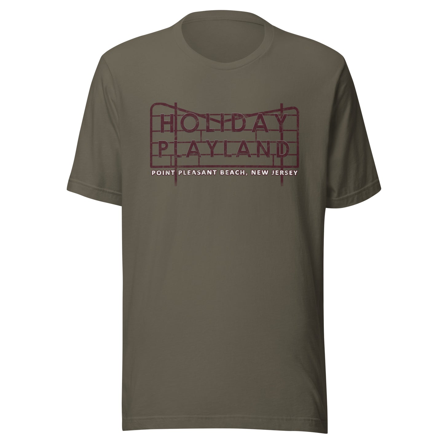 Holiday Playland - POINT PLEASANT BEACH - Unisex t-shirt Army