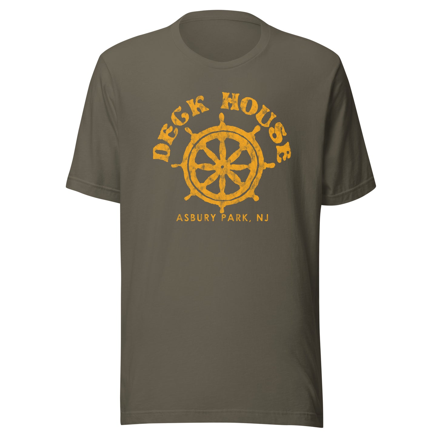 Deck House - ASBURY PARK - Unisex t-shirt Army
