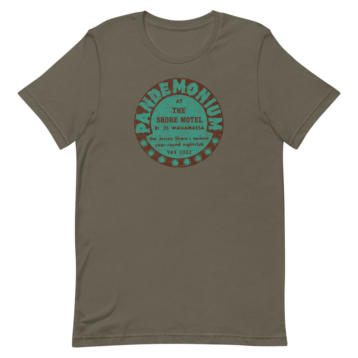 Pandemonium (at the Shore Motel) - WANAMASSA - Unisex t-shirt
