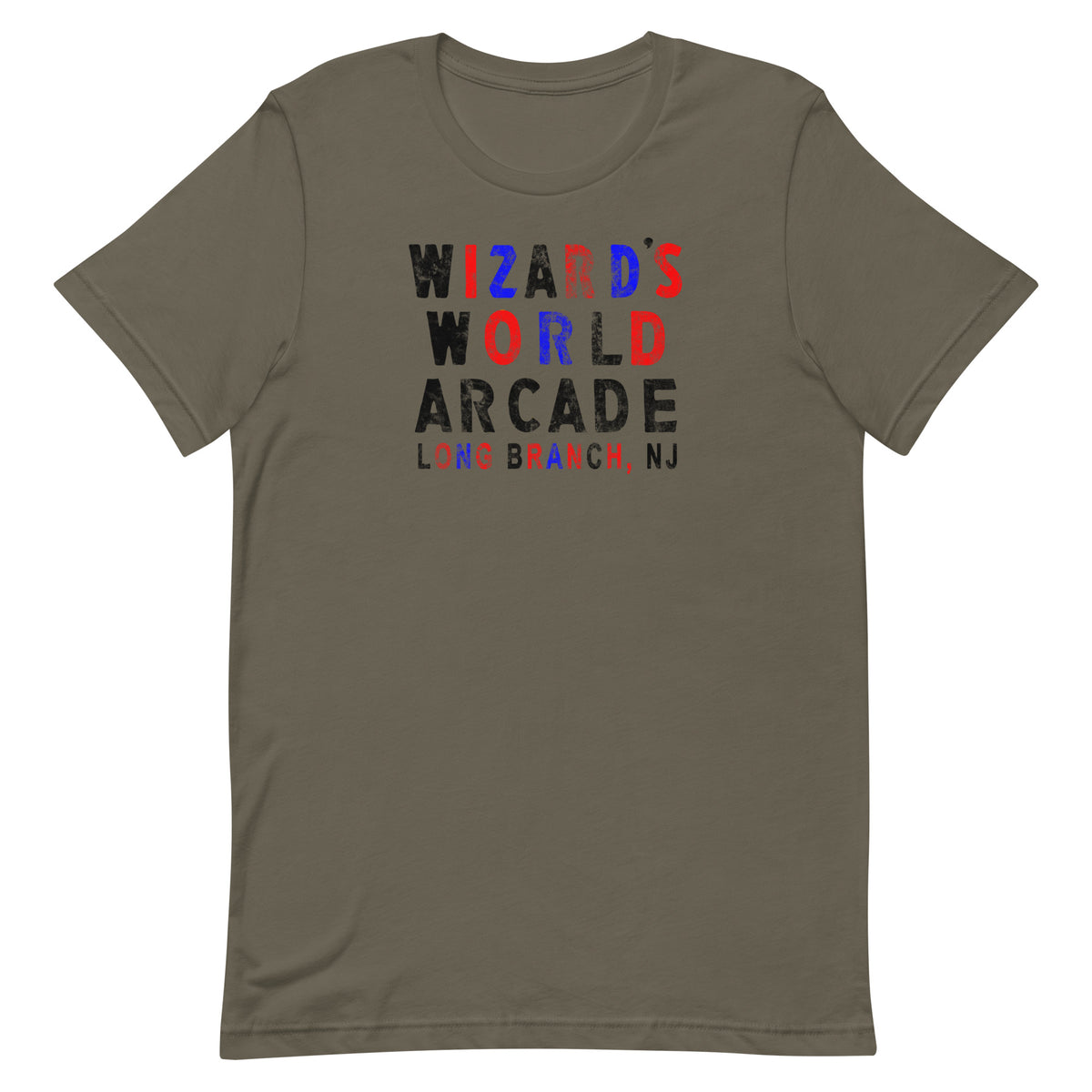 Wizard's World Arcade - LONG BRANCH - Unisex t-shirt