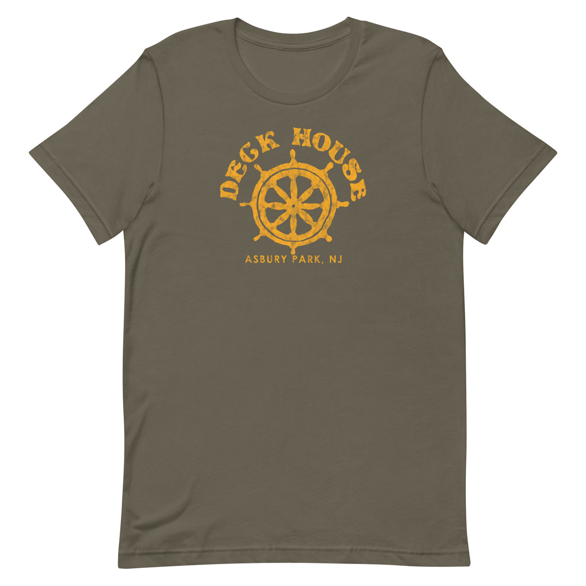 Deck House - ASBURY PARK - Unisex t-shirt Army
