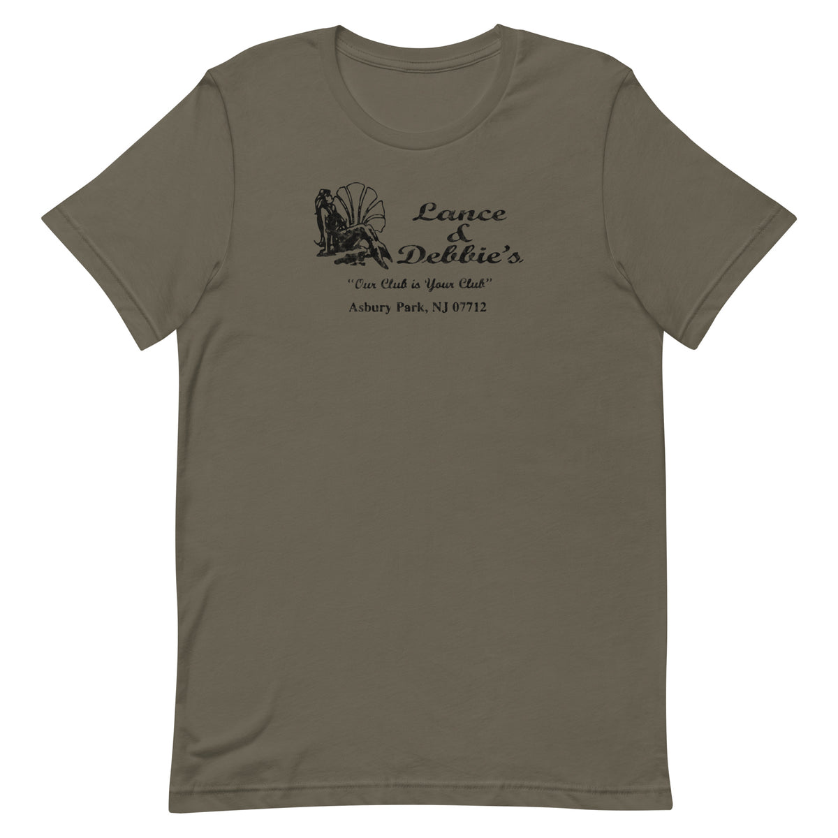 Lance & Debbie's - ASBURY PARK - Unisex t-shirt Army