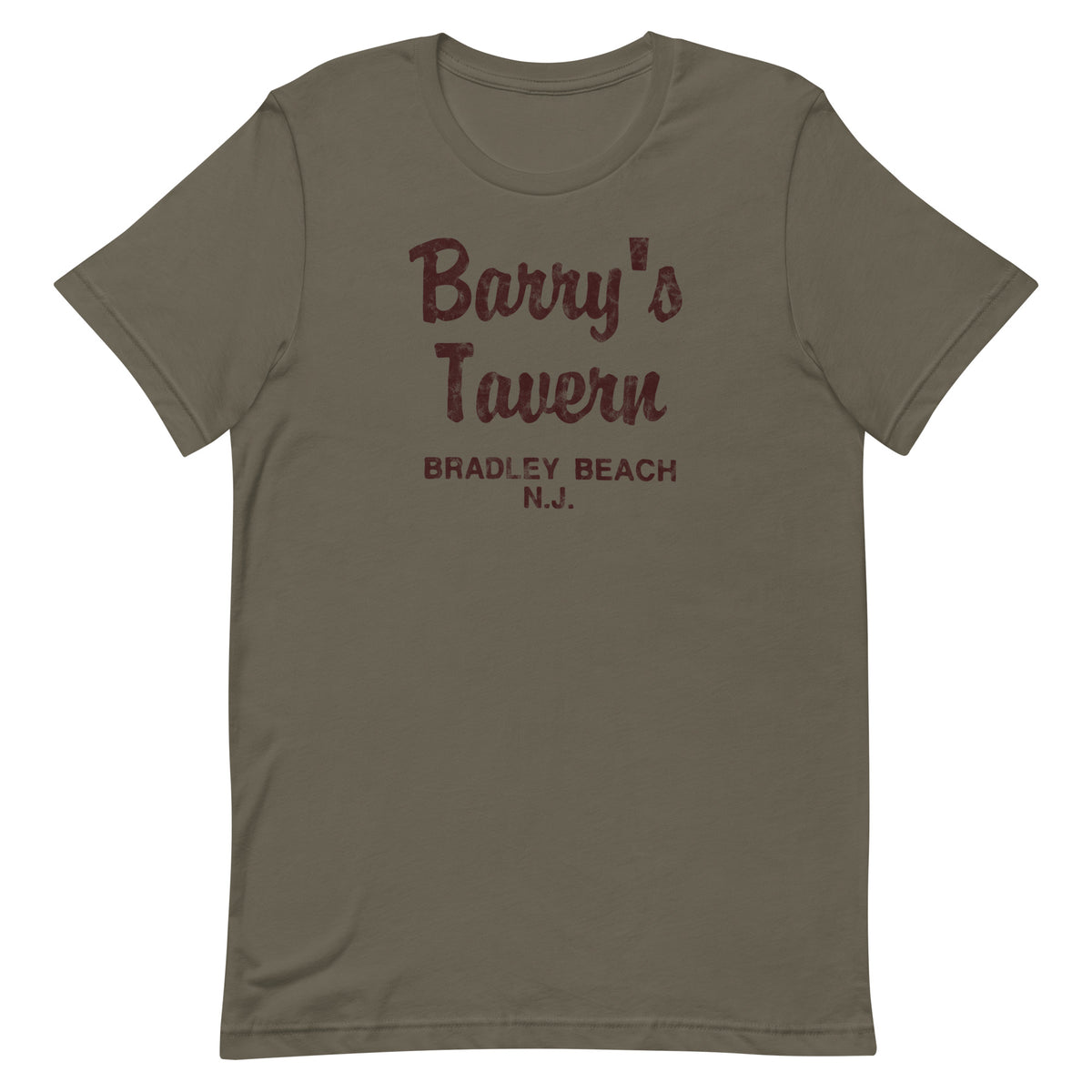 Barry's Tavern - BRADLEY BEACH - Unisex t-shirt Army