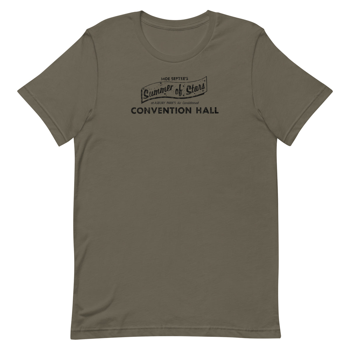 Moe Septee's Summer of Stars - ASBURY PARK - Unisex t-shirt Army