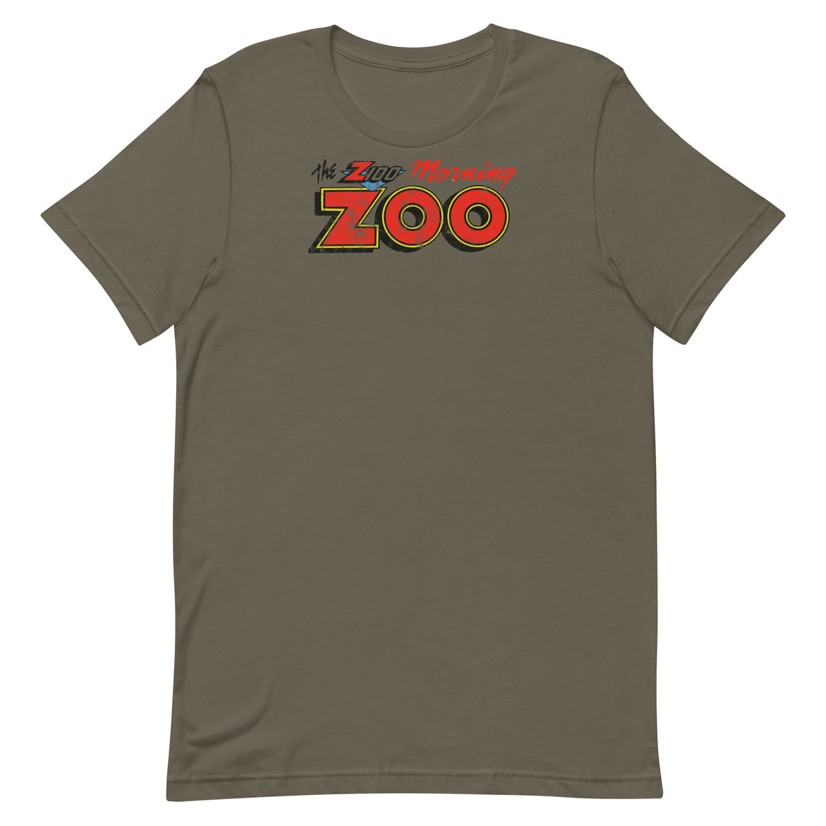 The Z100 Morning Zoo - NEW JERSEY / NEW YORK / CONNECTICUT - Unisex t-shirt Army