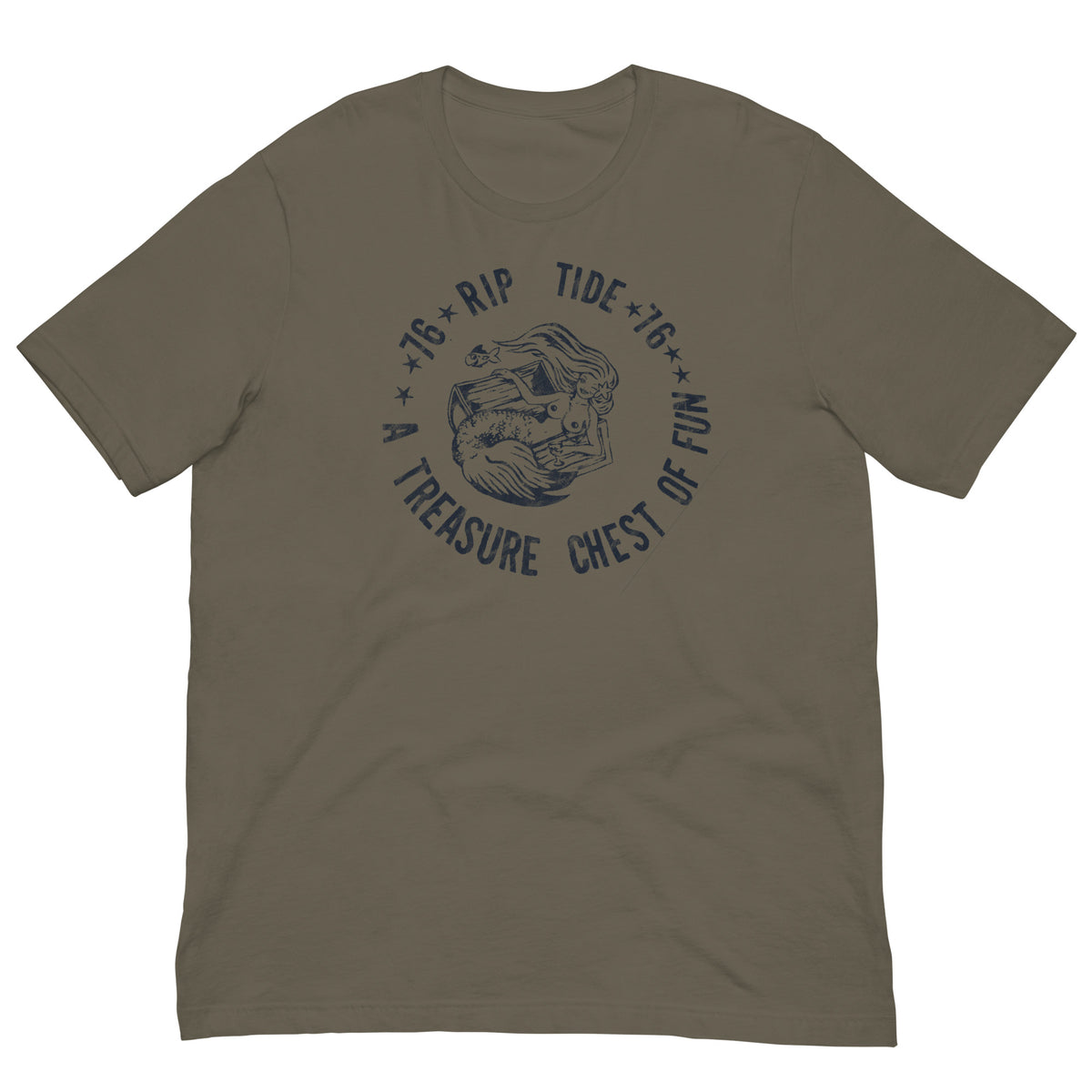 Frank's Rip-Tide Bar - POINT PLEASANT BEACH - Unisex t-shirt Army
