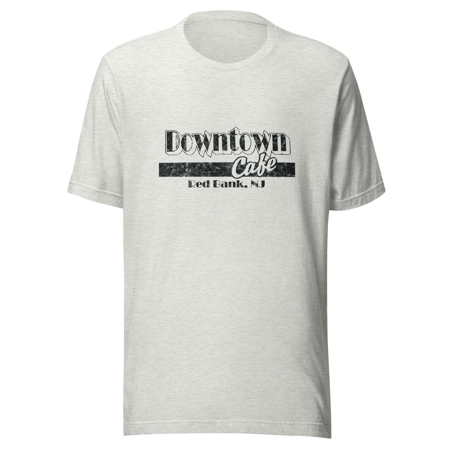 Downtown Cafe - RED BANK - Unisex t-shirt Ash