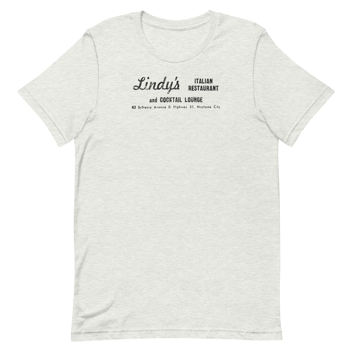 Lindy's Italian Restaurant - NEPTUNE CITY - Unisex t-shirt Ash