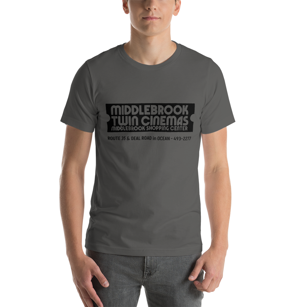 Middlebrook Twin Cinema - OCEAN - Unisex t-shirt Asphalt