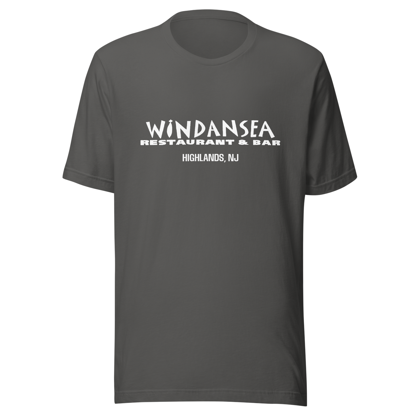 Windansea Restaurant & Bar - HIGHLANDS - Unisex t-shirt Asphalt