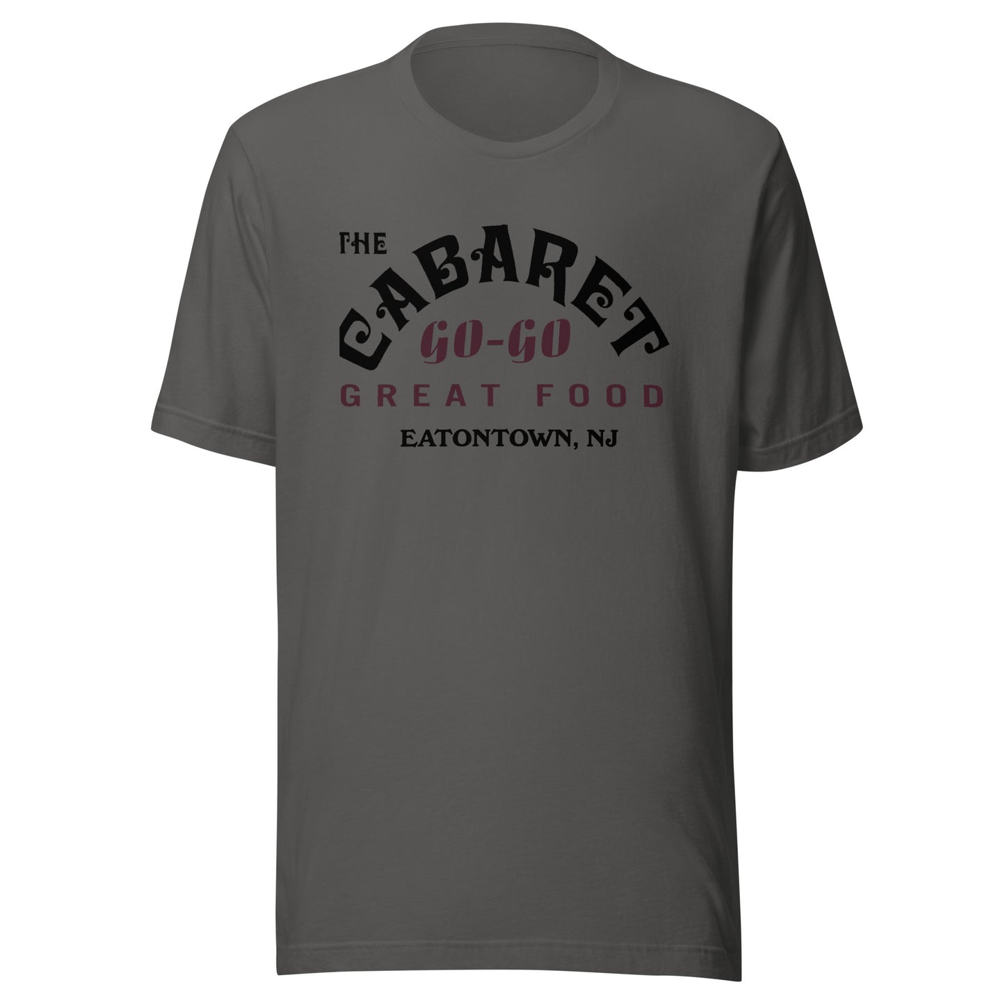 The Cabaret Go-Go Bar - EATONTOWN - Unisex t-shirt Asphalt