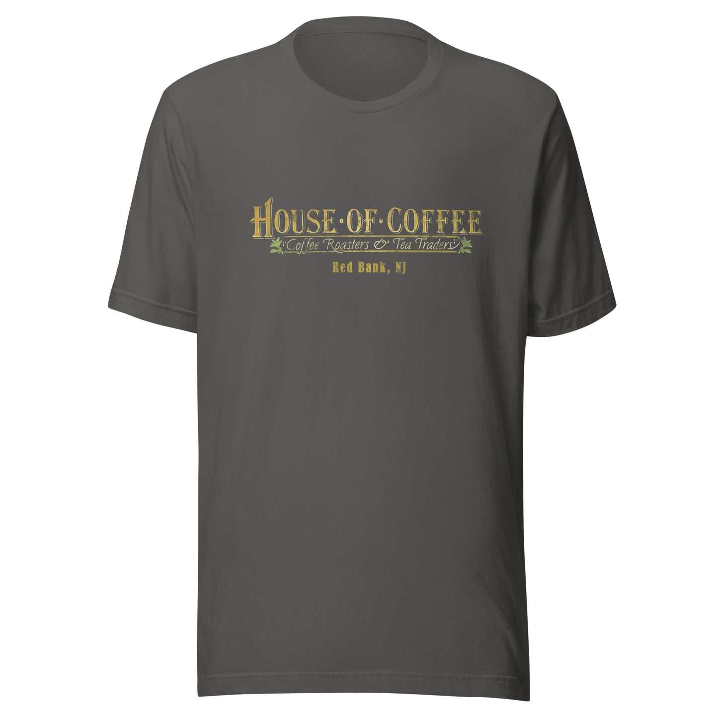 House of Coffee - RED BANK - Unisex t-shirt Asphalt