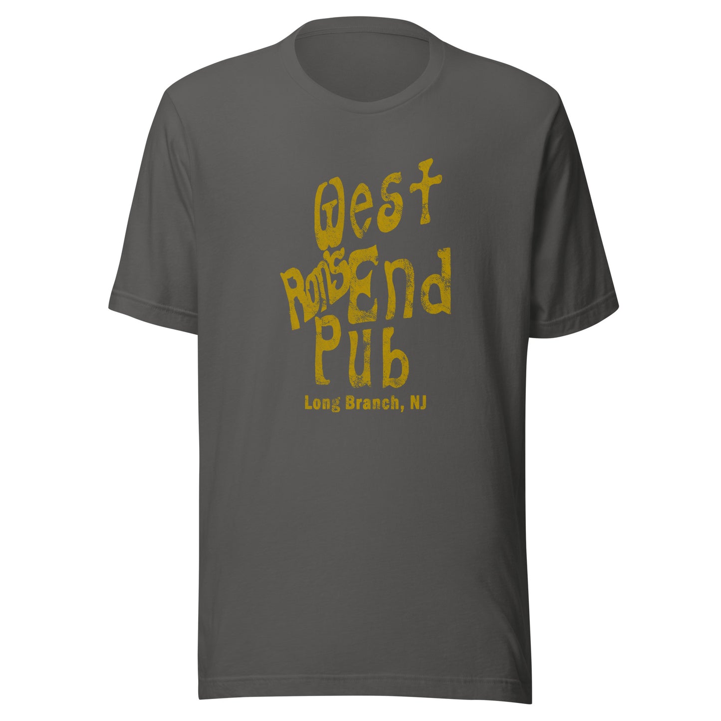 Ron's West End Pub - LONG BRANCH - Unisex t-shirt Asphalt