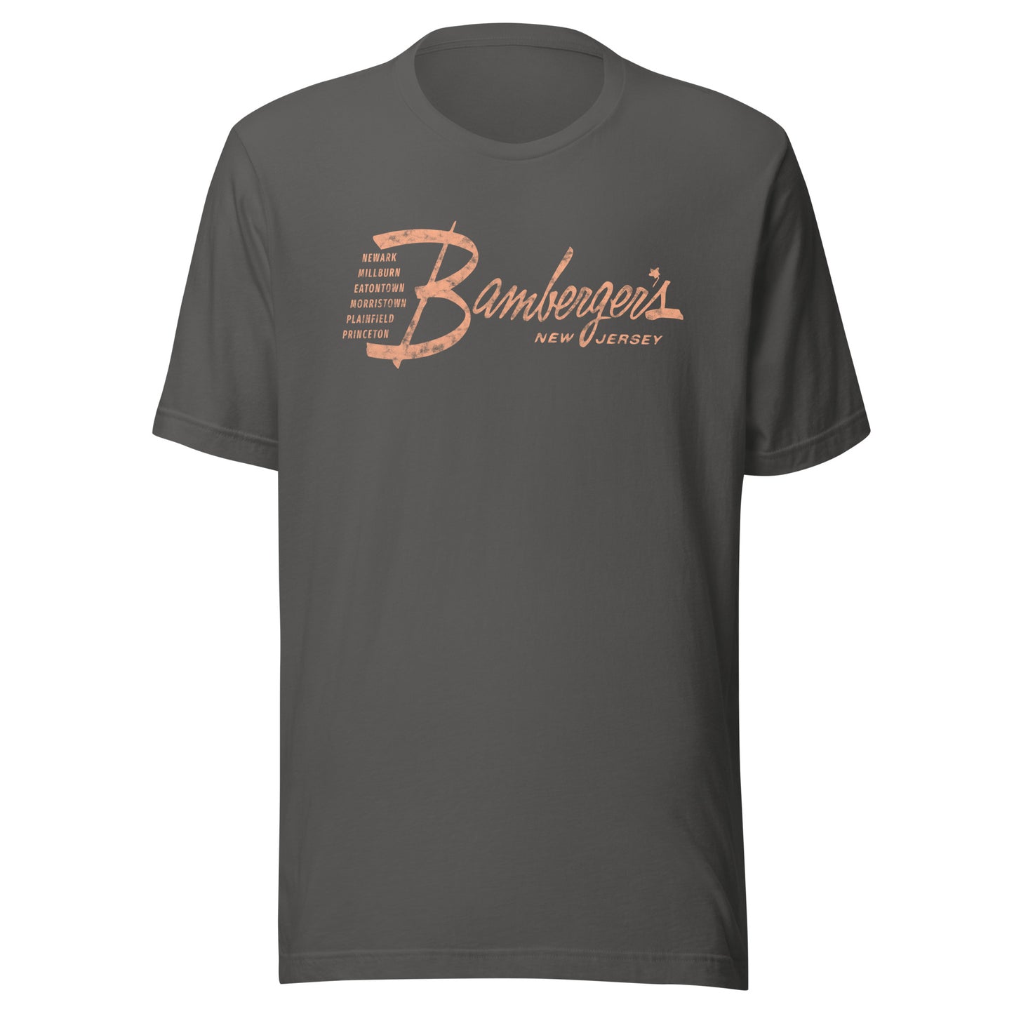 Bamberger's - NEW JERSEY - Unisex t-shirt Asphalt